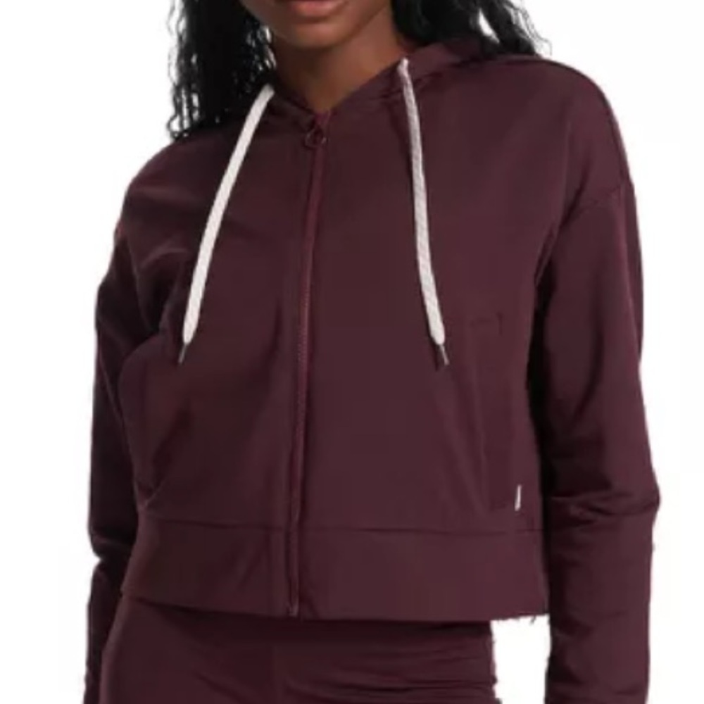 Vuori Granite Cropped Hoodie